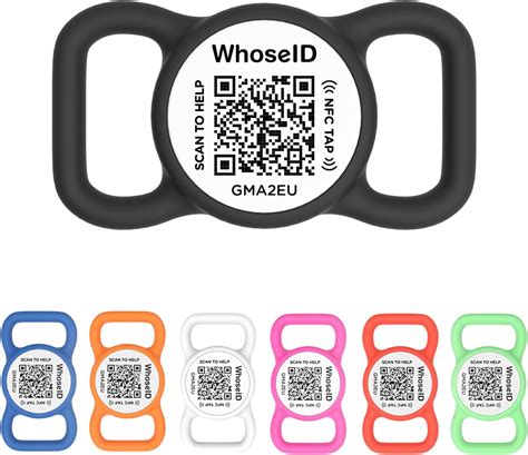 pet tag nfc|qr code pet id tag.